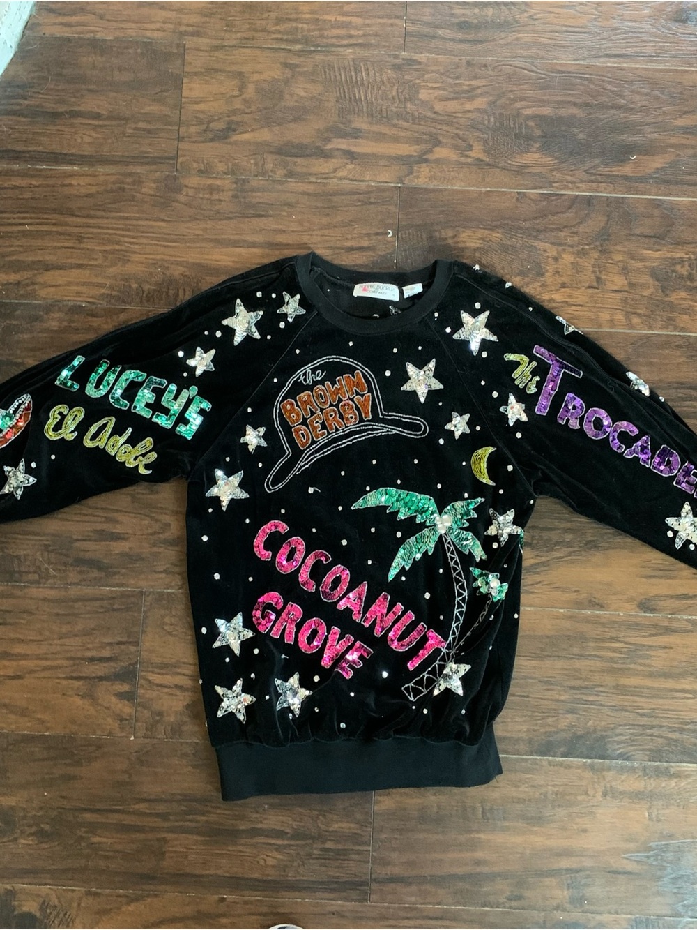 Women’s Vintage Los Angeles Restaurants ‘Cocoanut Grove' Embellished Sweatshirt